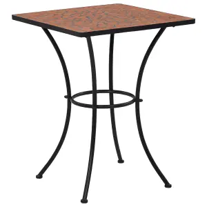 Berkfield Mosaic Bistro Table Terracotta 60 cm Ceramic