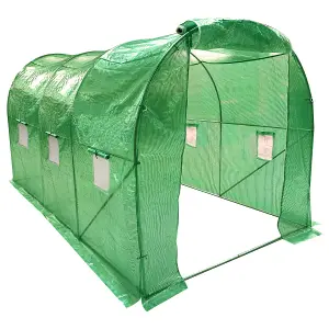 Growhouse Wolf Walk-In Garden Polytunnel 3m x 2m Green