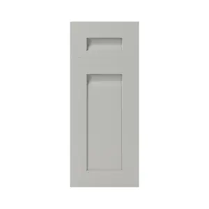 GoodHome Garcinia Integrated handle Matt grey Shaker Door & drawer 300mm