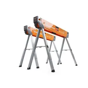 BORA PORTAMATE Speedhorse Quick Deploy 1500lb 680kg Capacity Sawhorse Trestles