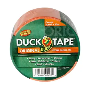 Duck Orange Duct Tape (L)25m (W)50mm