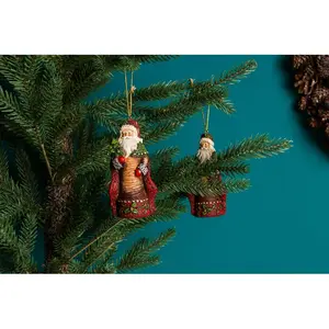 St. Nicholas Hanging Figurine Ornament (Set of 2)