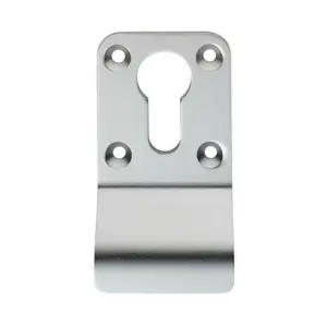 Euro Profile Cylinder Latch Pull Handle 78 x 44mm Satin Adonised Aluminium