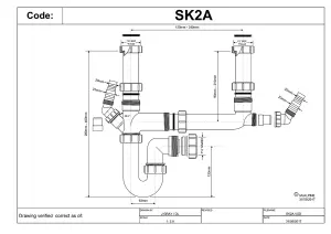 McAlpine SK2A Standard Double Bowl Kit with 2 Nozzles