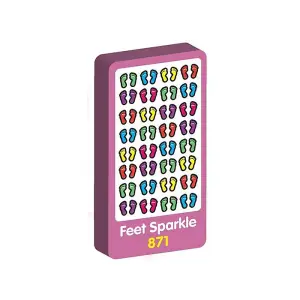 Purple Peach Elite Feet Stickers Multicoloured (One Size)