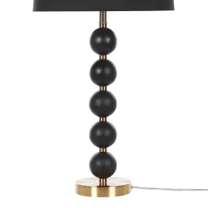 Metal Table Lamp Black and Gold ASSONET