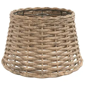 Chira Pendant Shade Brown / 23cm H x 38cm W x 38cm D