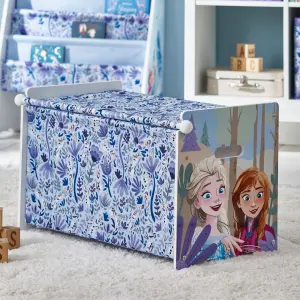 Disney Frozen Storage Box - Easy to Assemble Toy Chest for Kids - Durable and Spacious Organizer for Toys, Books & Games