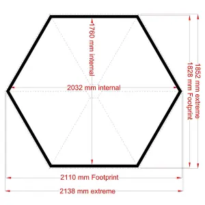 Shire 6x7 ft Wigwam Whitewood pine Playhouse - Assembly required