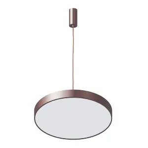 Luminosa Modern LED Hanging Pendant Coffee, Warm White 3000K 1800lm