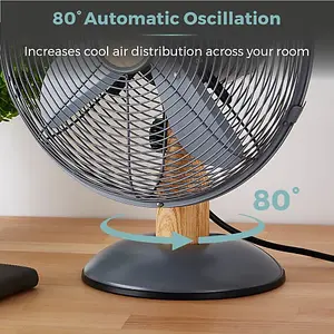 Tower T610000 Scandi 12 Metal Desk Fan