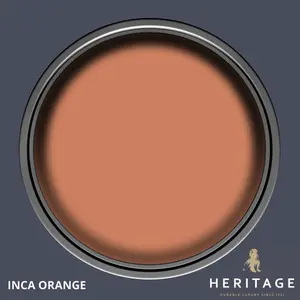 Dulux Trade Heritage Inca Orange Velvet matt Wall paint, 2.5L