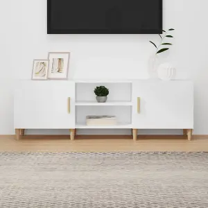 vidaXL TV Cabinet White 150x30x50 cm Engineered Wood