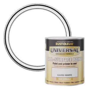 Rust-Oleum Universal White Gloss All-Surface Paint 750ml