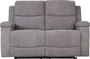 Ledbury 2 Seater Grey Fabric Manual Recliner Sofa