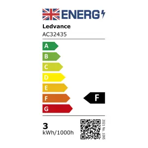 Osram LED Filament GLS 2.5W E27 Vintage 1906 Extra Warm White Gold (3 Pack)