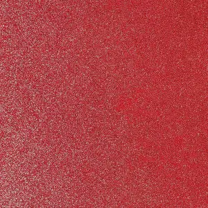 Red Glitter Effect Self-Adhesive Vinyl Decor DIY Arts Craft Furniture Wall