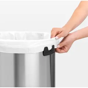 Brabantia 60 Litre Touch Bin Matt Steel / Matt Steel