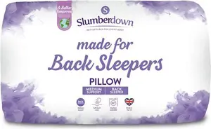 Slumberdown Medium Support Back Sleeper Pillow