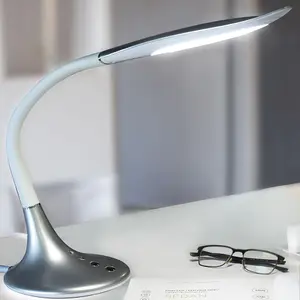 Luminosa Sedan LED Desk Lamp 10W Silver