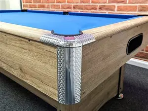 Signature Dean Pool Table: Grey Oak Finish