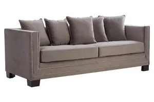 Interiors by Premier Sofia 3 Seat Viola GreySofa