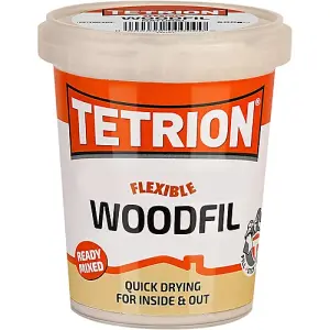 Tetrion Flexible Woodfil Quick Drying For Inside and Out 600g (Pack of 3)