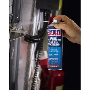 Sealey Clear Fine Oil Lubricant Multipurpose 500ml SCS019S