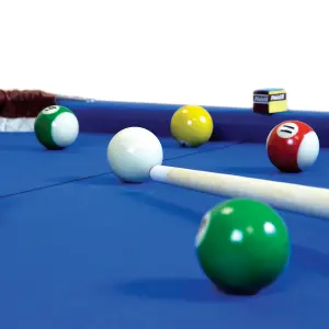 4ft 6in Blue Pool Games Table Including Balls & 2 Cues