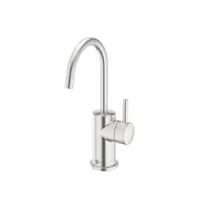 InSinkErator Moderno FH3010-UK Brushed Stainless Steel Instant Filtered Steaming Hot Water Kitchen Side Tap