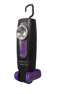 NightSearcher i, Spector UV  ,  395 nm   Rechargeable Ultraviolet Inspection Light with Charging Dock