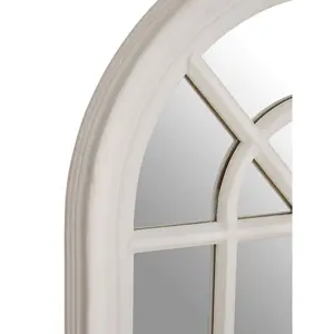 Interiors by Premier Shayla White Wall Mirror