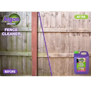 Algon Organic Fence Furniture Cleaner Concentrated Algae Remover Pet Safe 2.5L