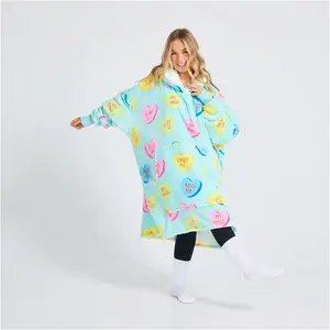 Love Heart Candies Oodie - Hooded Blanket