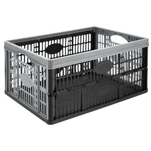 32L Collapsible Plastic Foldable Crates - 4