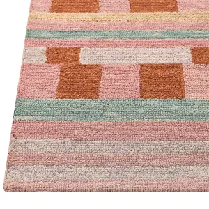 Wool Area Rug 160 x 230 cm Multicolour YOMRA