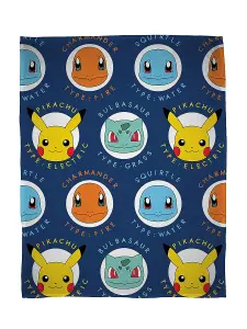 Pokemon Gotta Rotary Fleece Blanket