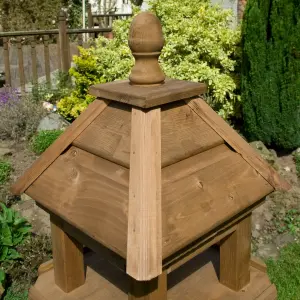 Rowlinson Lechlade Timber Bird Table