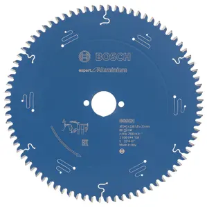 Bosch Professional Circular Saw Blade Expert for Aluminium - 240 x 30 x 2.8mm, 80 Teeth