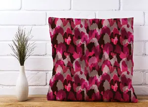 Modern Pink Animal Print Cushions 45cm x 45cm