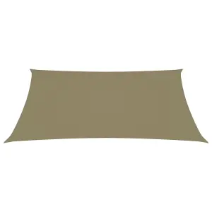 Berkfield Sunshade Sail Oxford Fabric Rectangular 2.5x4 m Beige