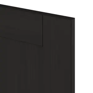 GoodHome Verbena Matt charcoal Shaker Highline Cabinet door (W)600mm (H)715mm (T)20mm