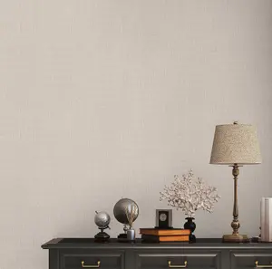 Galerie Welcome Home Bronze Brown Cotton Texture Wallpaper