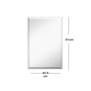 Selig Flat Wall Mirror 61cm H x 40.6cm W