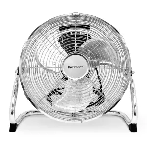 Pro Breeze 12" Chrome Gym Floor Fan