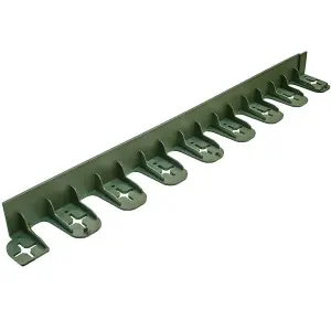 Flexible Garden Lawn Edging in Green 22.5m - 30x 80cm H6cm