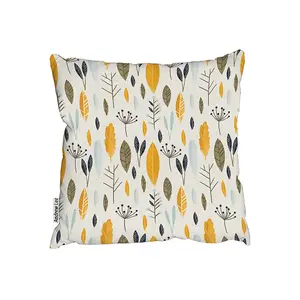 Autumn floral illustrations (Cushion) / 60cm x 60cm