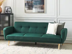 3 Seater Sofa FLORLI Dark Green