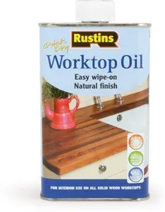 Rustins 500Ml Worktop Oil, Natural