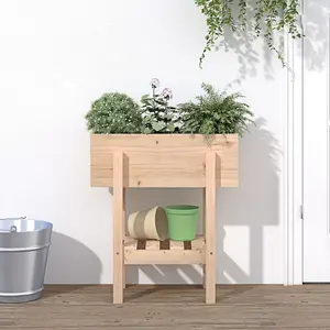 Berkfield Garden Planter 62x30x69 cm Solid Wood Pine